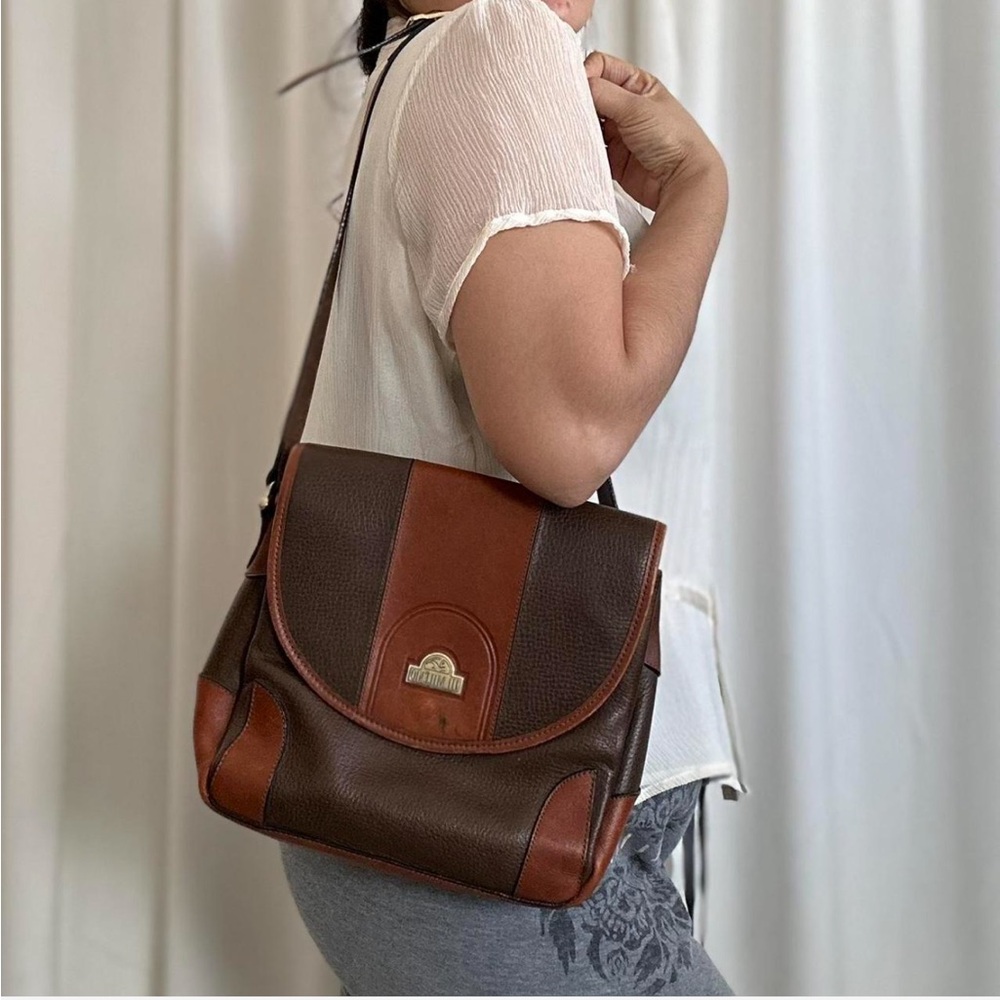 III Mileno Leather Brown shoulder bag. - Picture 6 of 11